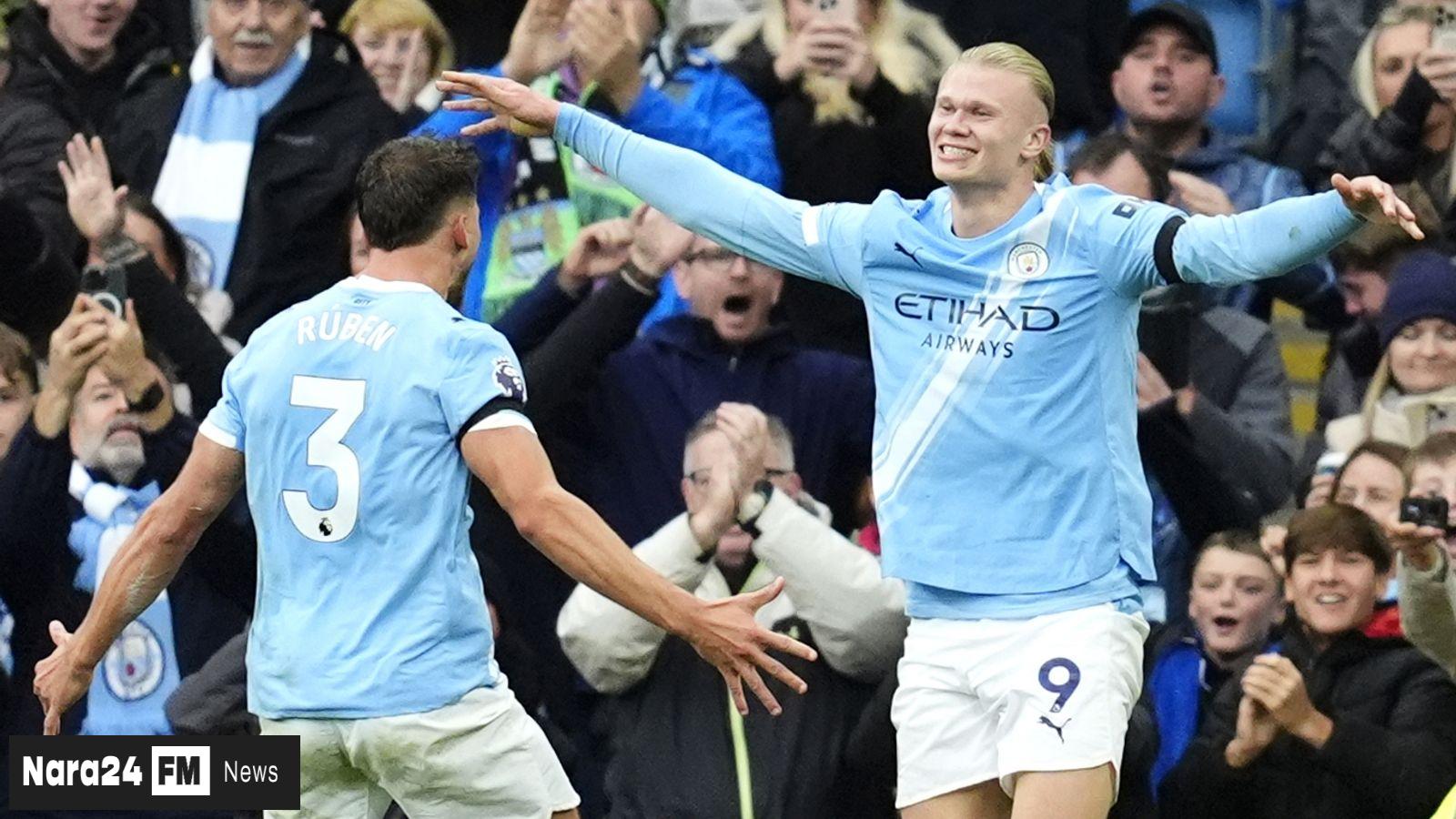 Haaland Double Powers Manchester City to Dominant Derby Victory Over United