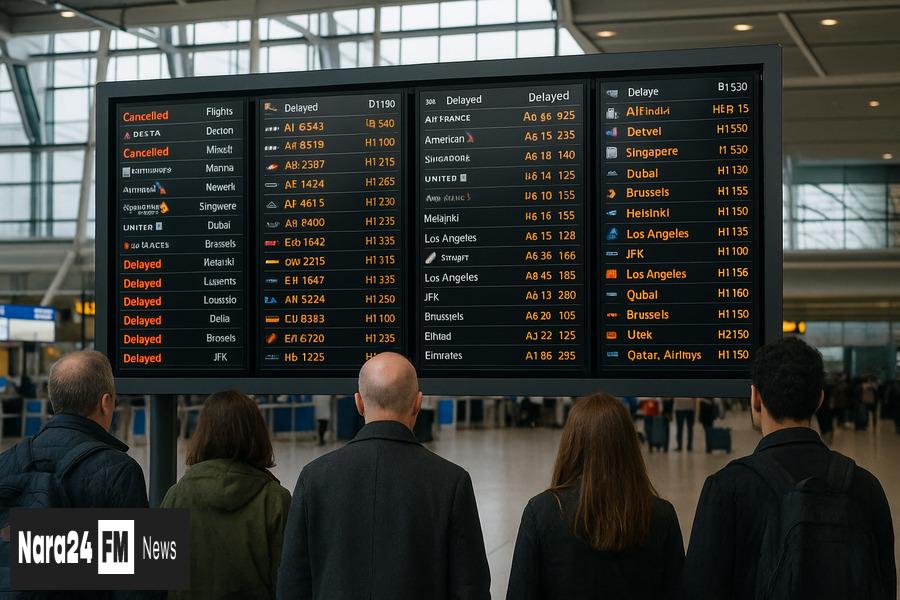 Major Flight Disruptions at Key European Airports Affect Over 500 Flights