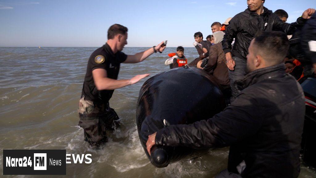 French Police Intervene to Halt Overloaded Migrant Boat in English Channel