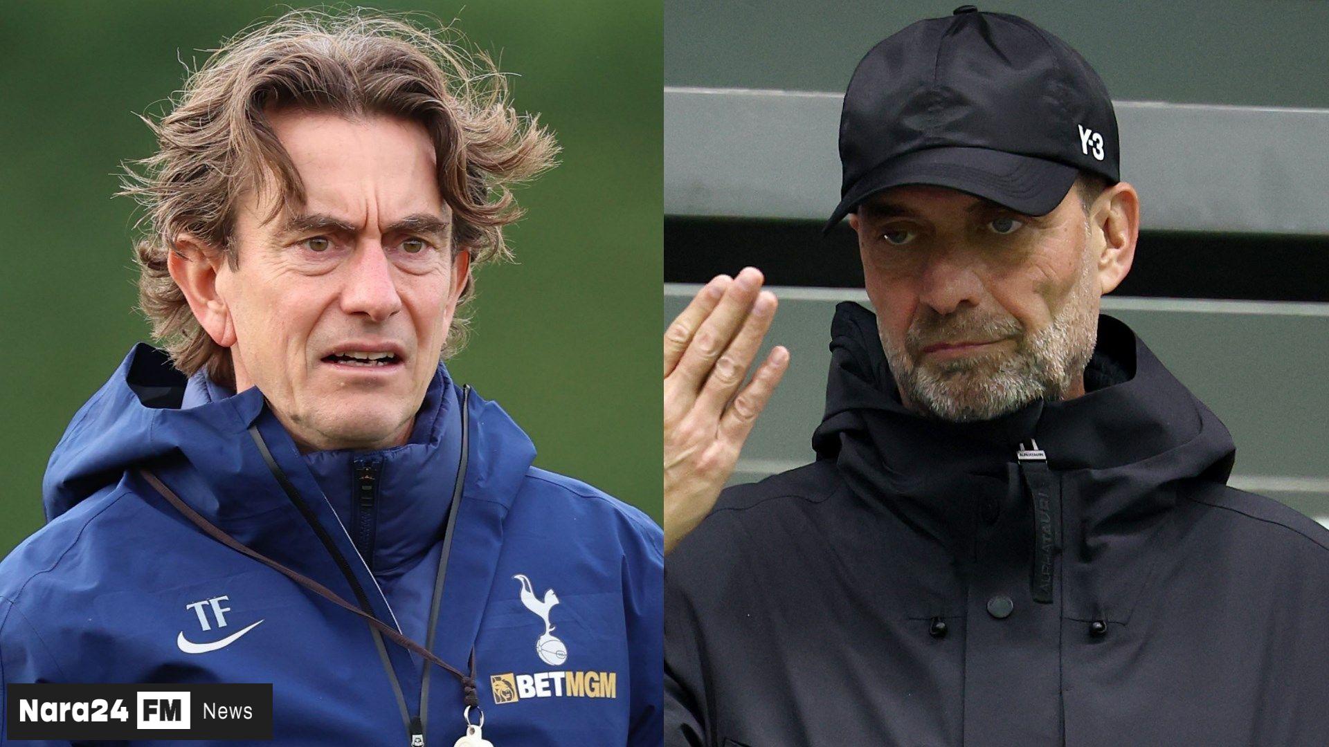 Sugar Pushes for Klopp at Tottenham as Pressure Mounts on Frank After Forest Defeat