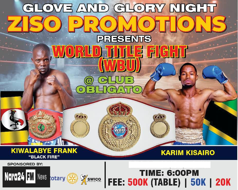 "Black Fire's Return: Kiwalabye Challenges for WBU Super Bantamweight Title on July 11"