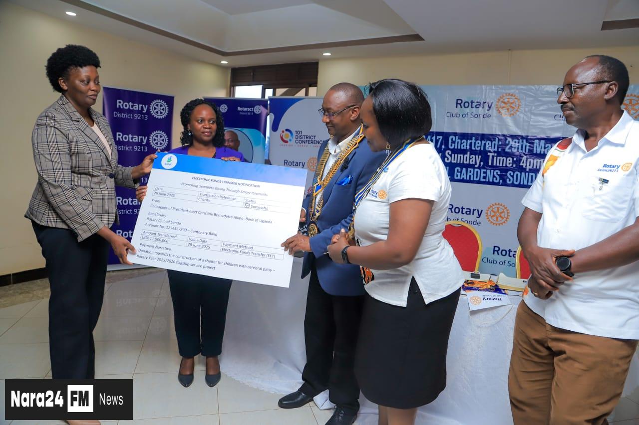 Bank of Uganda Staff Donates UGX 11 Million to Build Shelter for Children with Cerebral Palsy