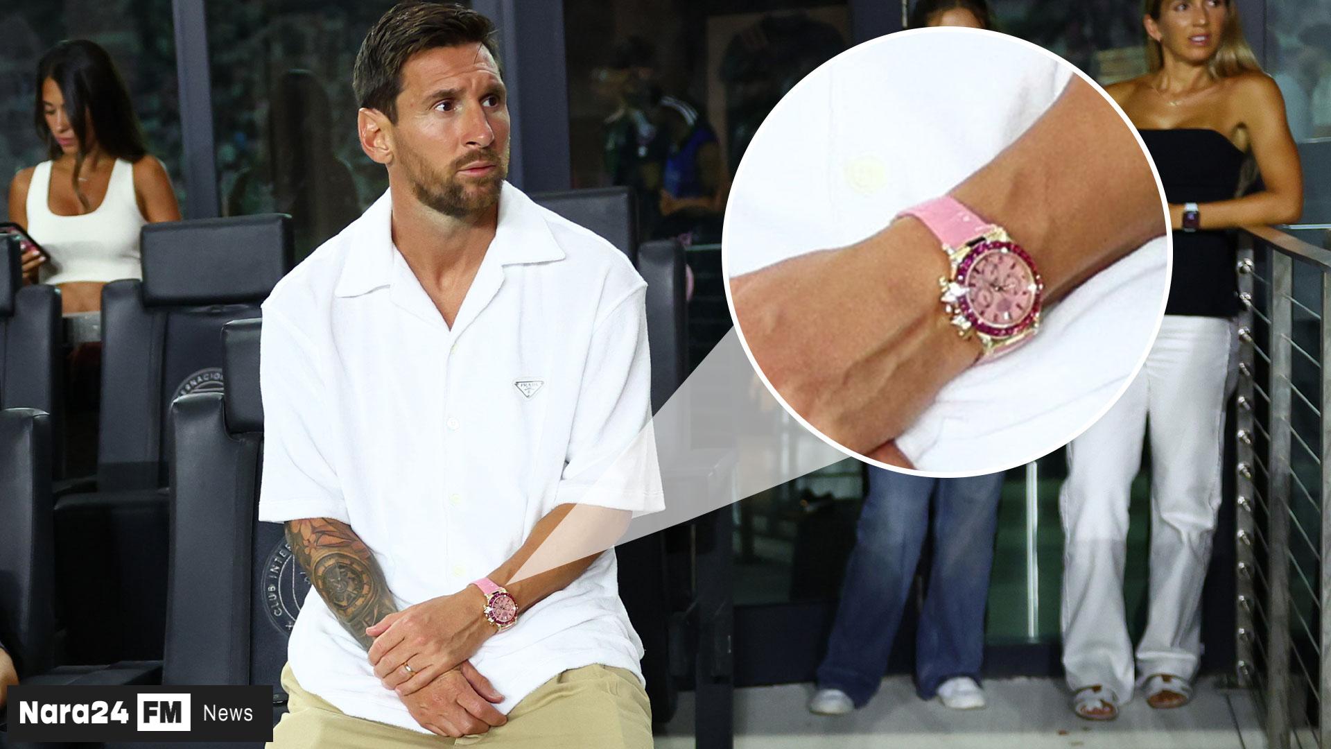 Lionel Messi Flaunts Rare £700k Pink 'Barbie' Rolex at MLS Match – Only 10 Exist