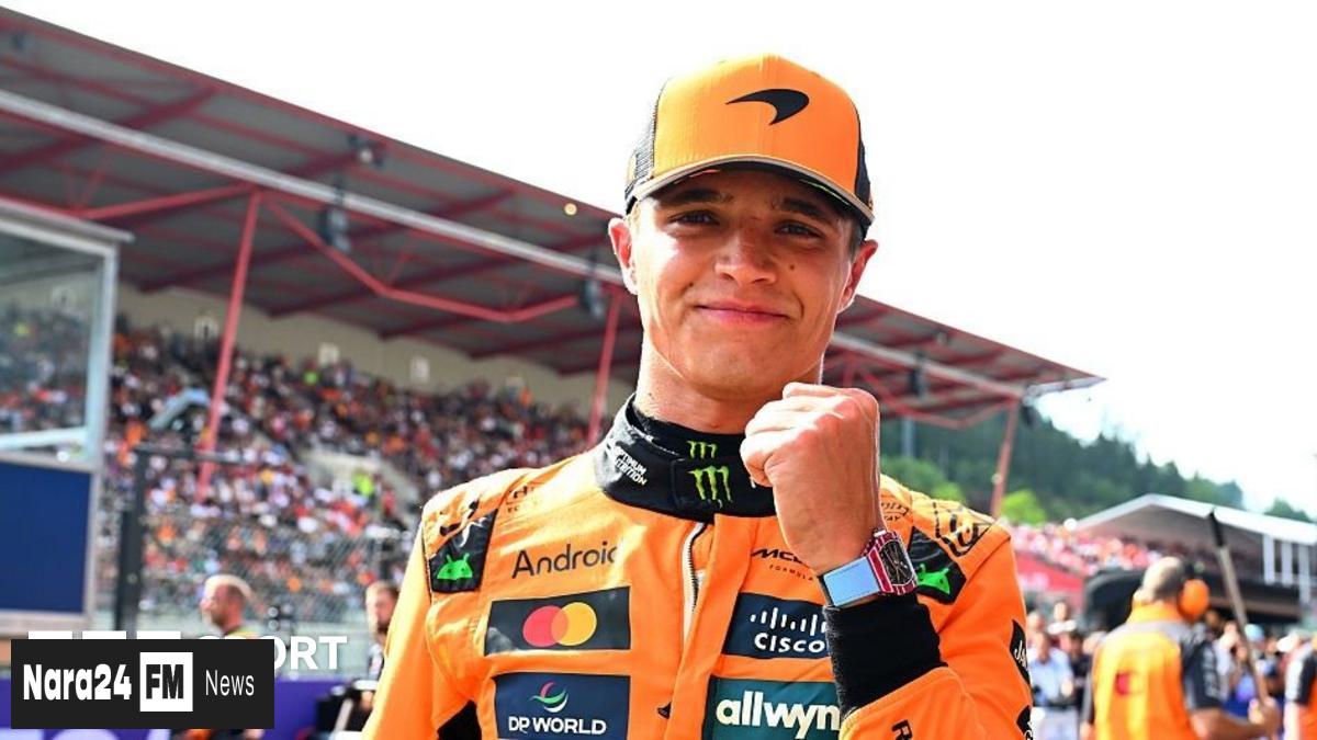 Norris Edges Piastri for Belgian GP Pole as Verstappen Slips Down