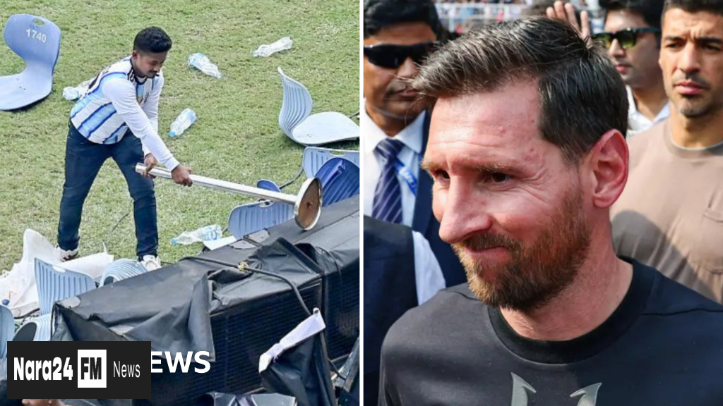 Chaos Erupts at Messi's India Tour as Disgruntled Fans Riot Over Short Appearance