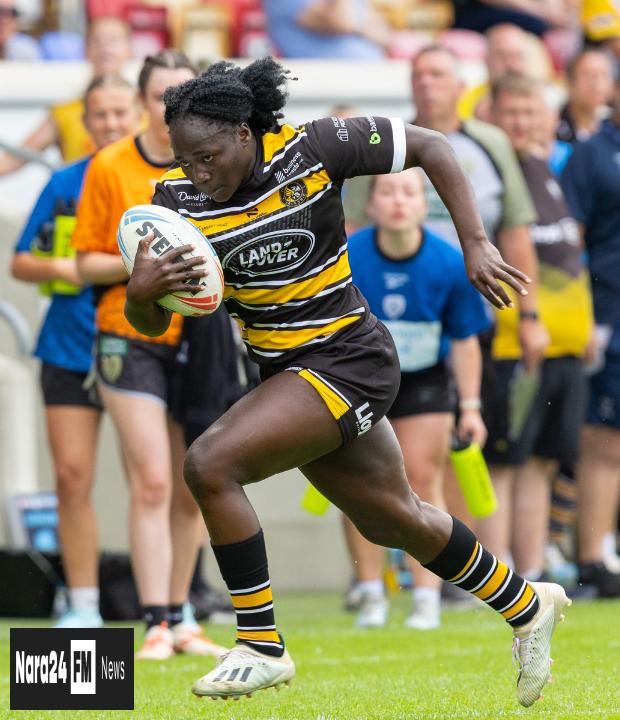 Ugandan Star Peace Lekuru Shines in Rugby League Debut Season with York Valkyrie