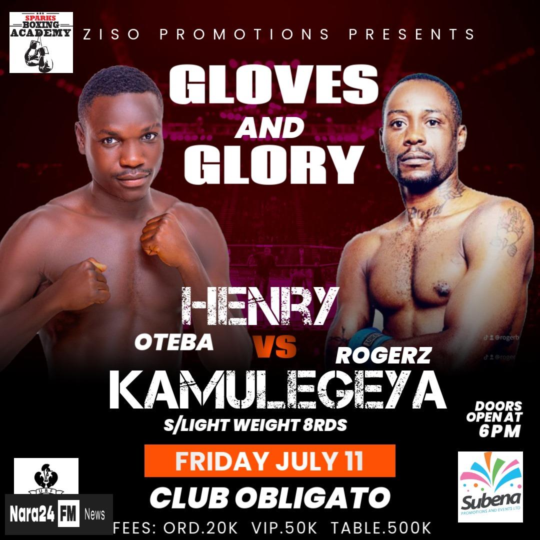 Rising Star Henry Oteba Prepares for High-Stakes Bout Against Rogers Kamulegeya