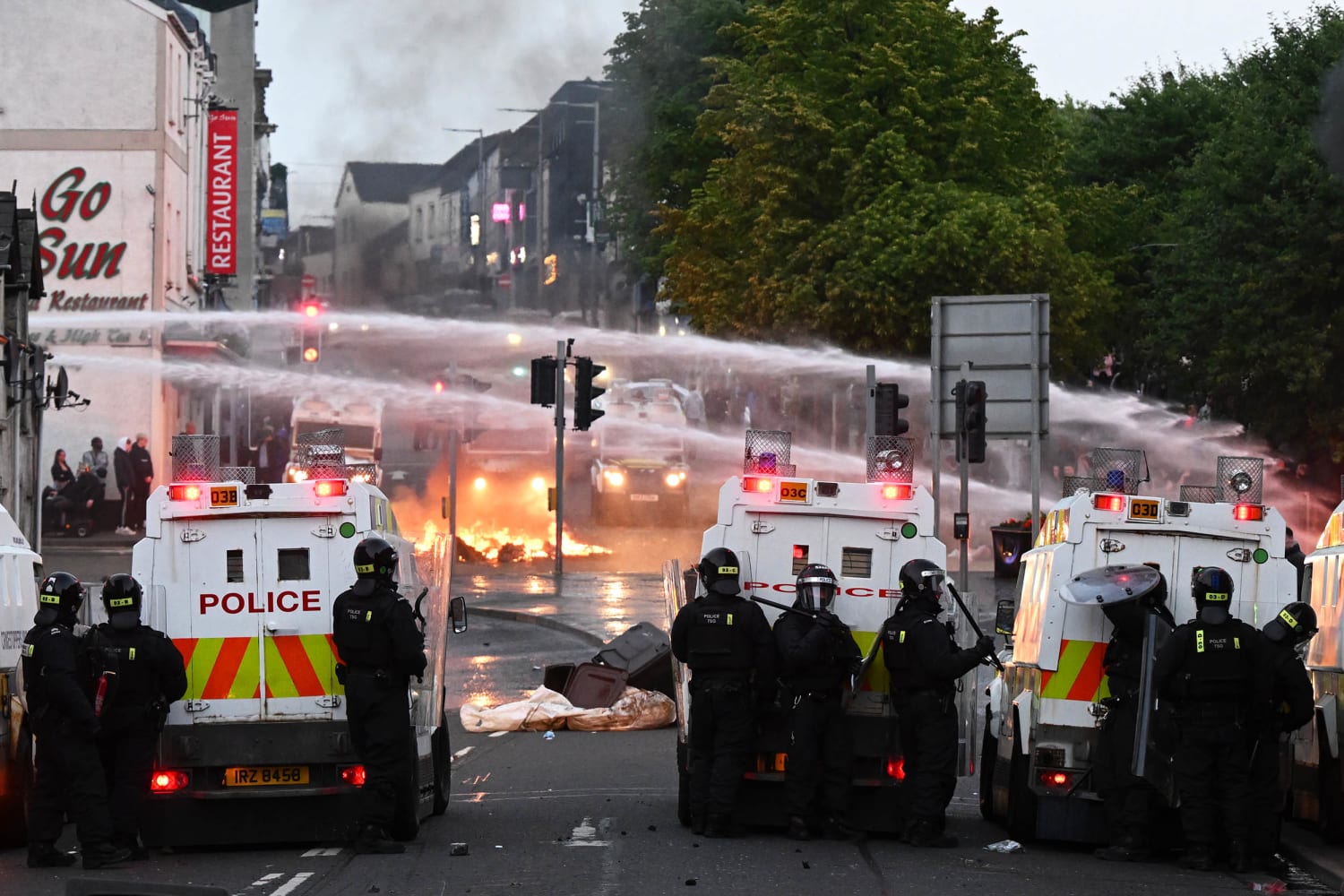 Racial Tensions Ignite Destructive Riots in Northern Ireland Town