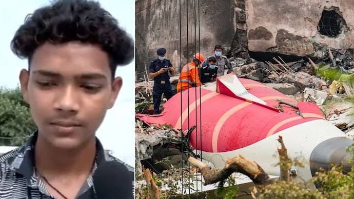 Teen Witness to Air India Crash Shares His Terrifying Experience