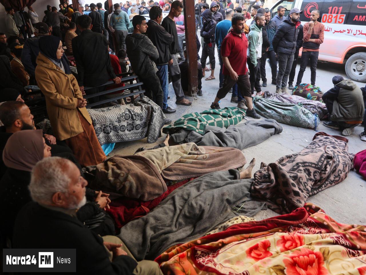 Deadly Israeli Airstrike Targeting Hamas Police in Gaza Market Leaves 18 Dead, According to Reports