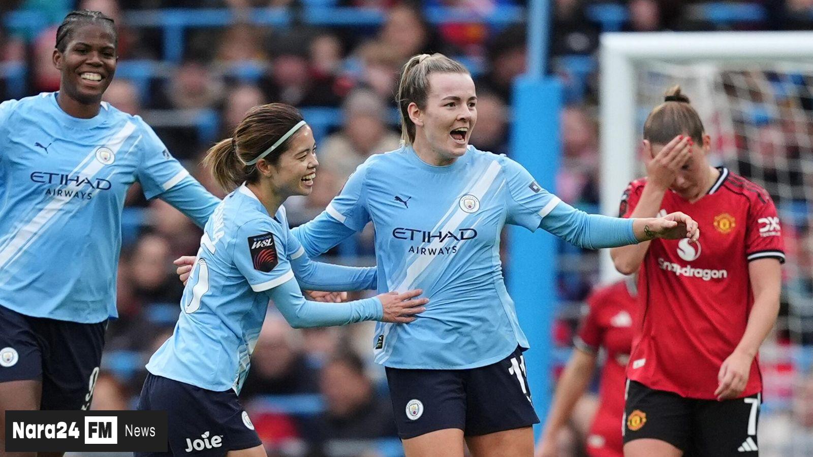 Manchester City Women Dominate Local Rivals with 3-0 Derby Victory, Highlighting Lauren Hemp’s Stellar Return