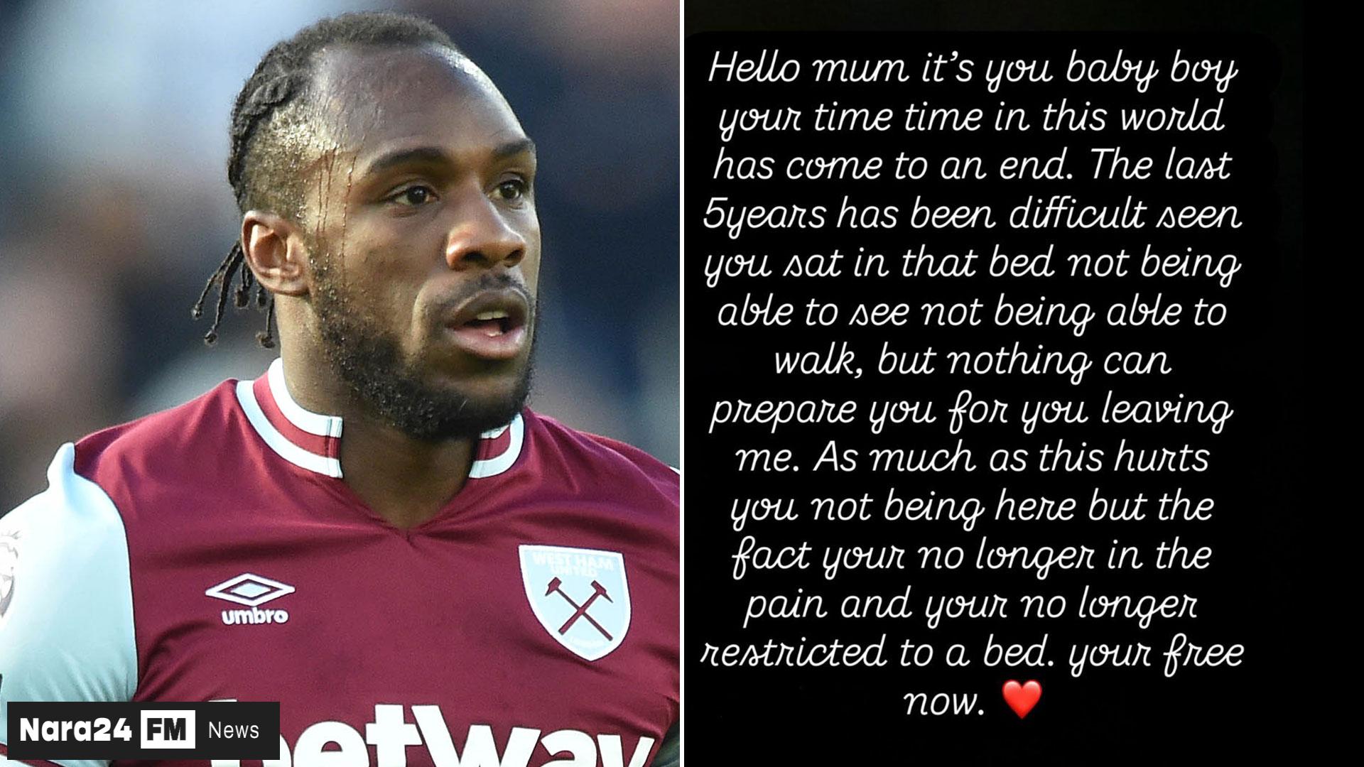 Michail Antonio Mourns the Loss of His Mother in Emotional Tribute