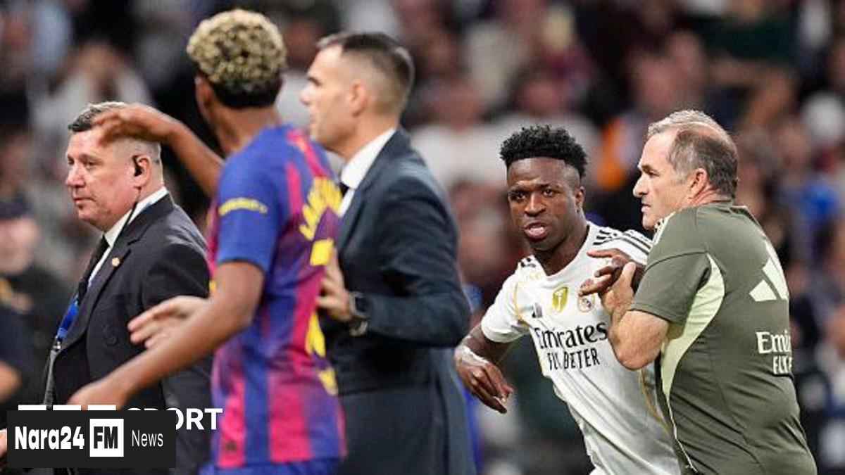 El Clasico: Vinicius Jr's Post-Match Confrontation with Barcelona Players
