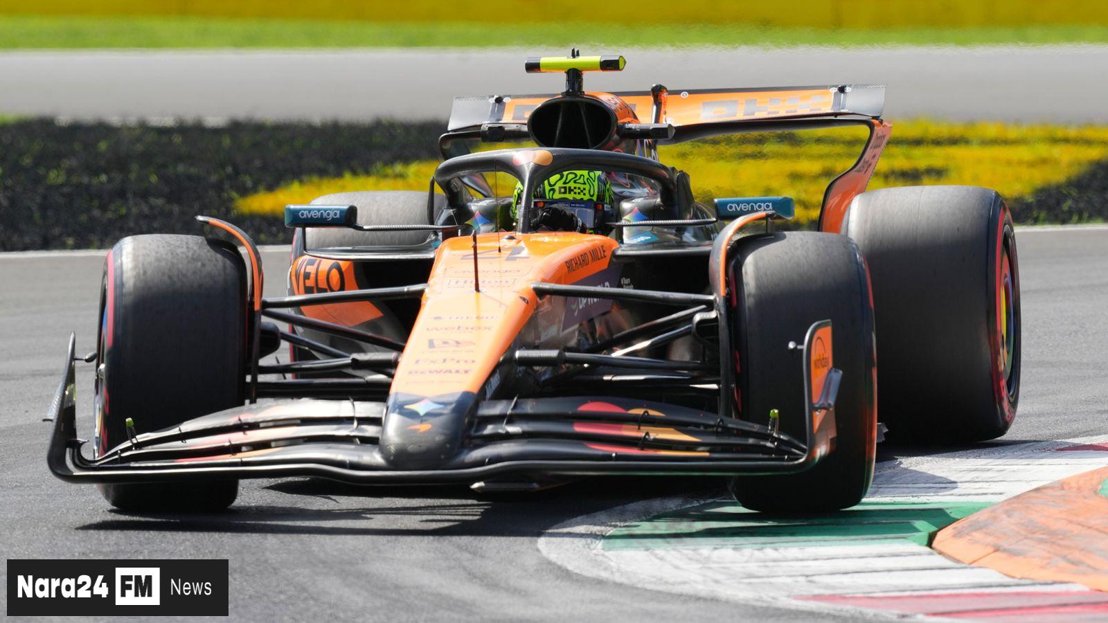 Norris Edges Leclerc in Monza FP2 Thriller as Antonelli Stranded Again