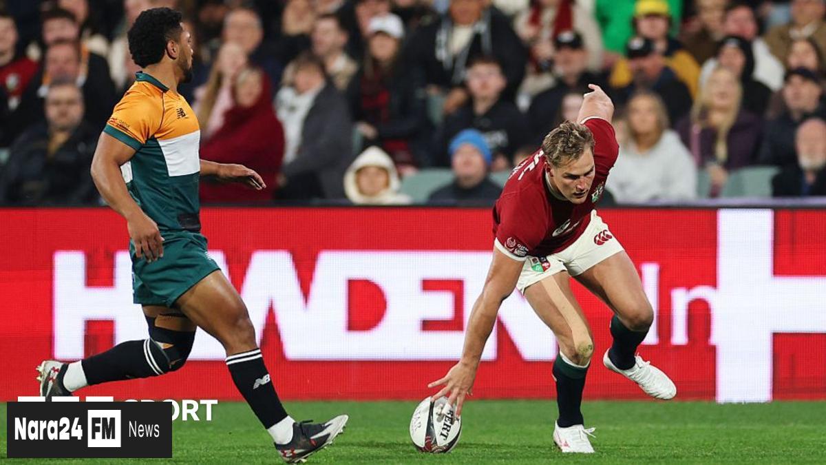 Duhan van der Merwe's Hat-Trick Powers Lions to Dominant Victory Over AUNZ Invitational XV