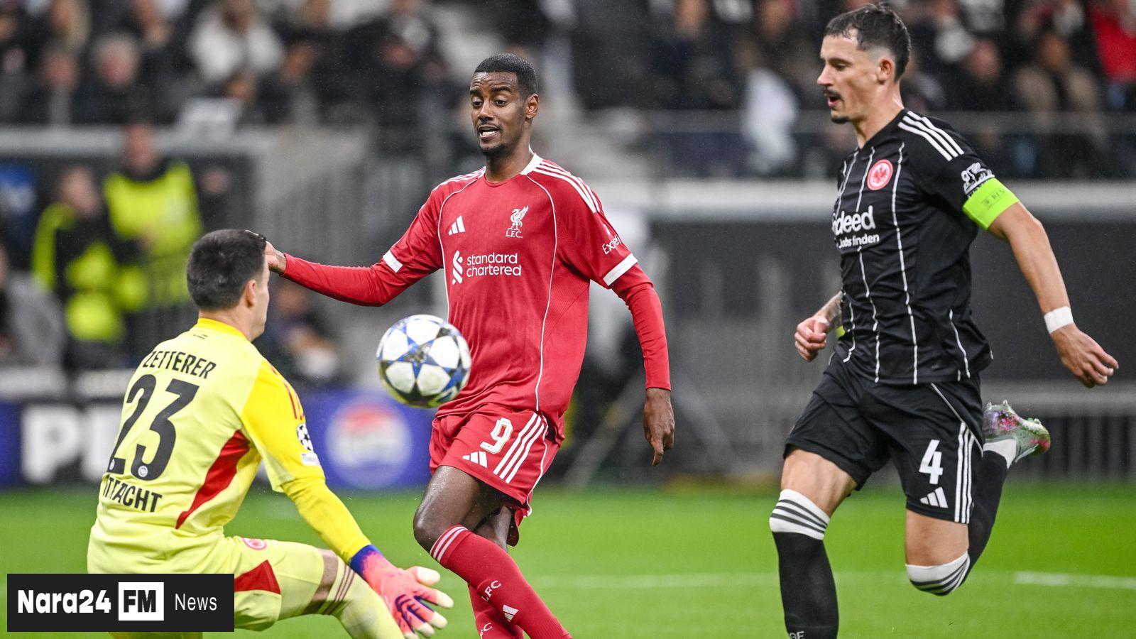 Alexander Isak Sustains Groin Injury as Liverpool Secures 5-1 Champions League Win Over Eintracht Frankfurt