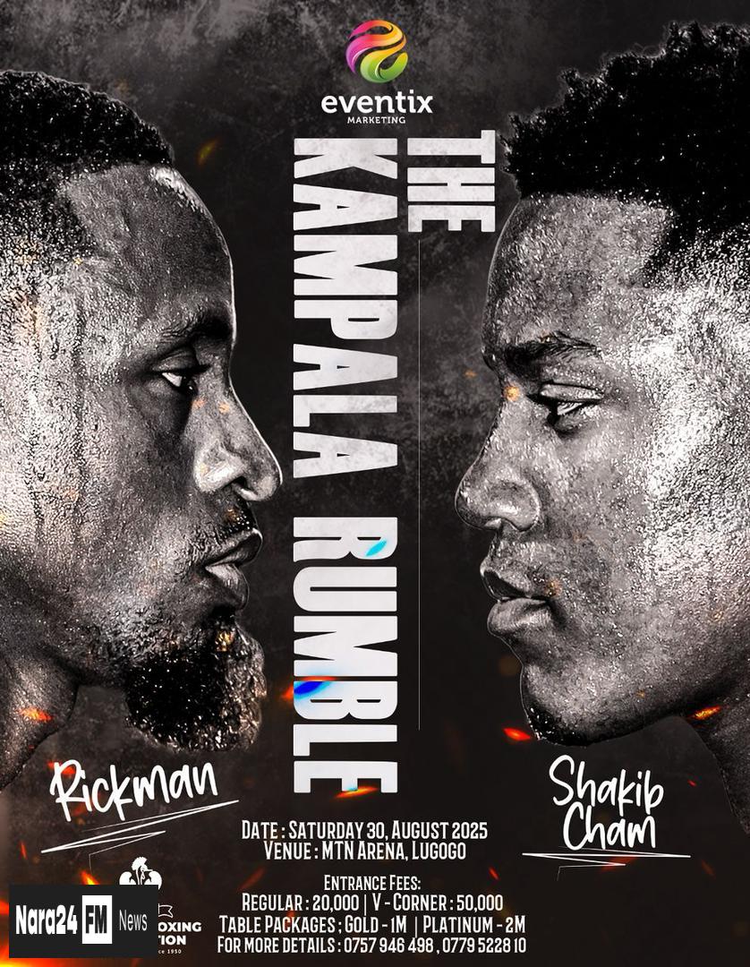 Uganda's A-Listers Ready for Ring Rumble: Rickman vs Shakib Cham - The Showdown at the MTN Arena on August 30! 🥊
