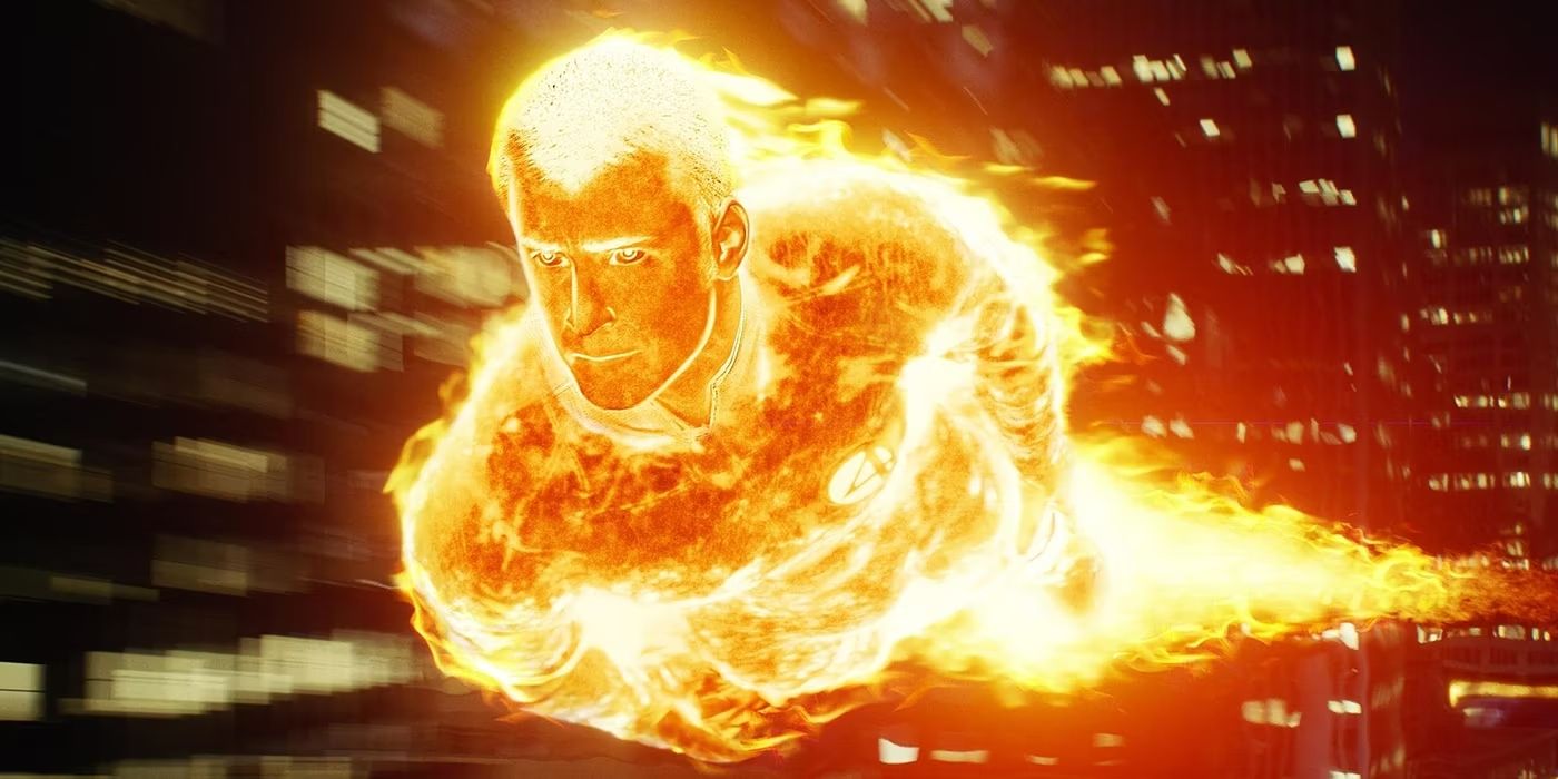 the-fantastic-four-poster-art-reveals-first-look-at-johnny-storm-in-human-torch-form